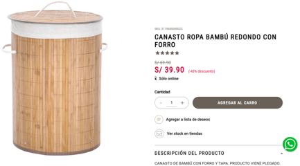 Ver stock en tiendas