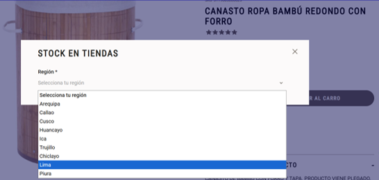 Seleccionar región