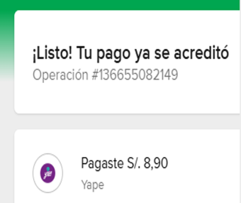 Guía Yape Paso 7
